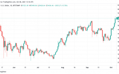 Bitcoin returns to $1T asset as BTC price blasts to $55K