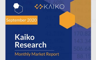 Kaiko Research: Monthly Market Report September 2020