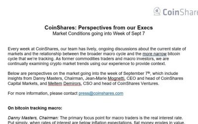 CoinShares: Executive Perspectives September 2020