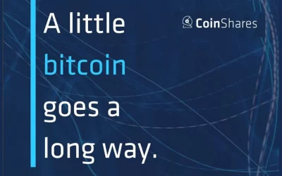 CoinShares: A little bitcoin goes a long way