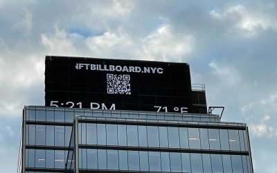 Winklevoss-Led Gemini Behind Bitcoin White Paper Excerpts on NYC Billboard