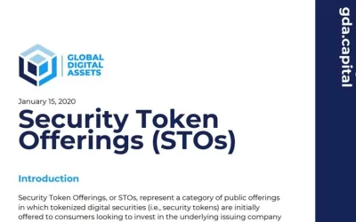 GDA Capital: Security Token Offerings (STOs)