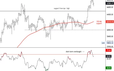 Bitcoin Rally Stalls; Could Find Support at $63K-$65K