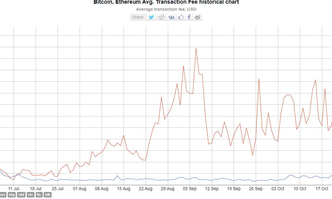 Bitcoin network settling an average of $95K for every $1 in fees