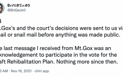 Mt. Gox rehabilitation plan is now ‘final and binding’