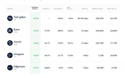 Without staking, institutional crypto investors cannot escape inflation