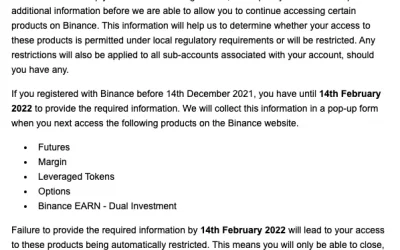 Binance UK Is Threatening to Block Derivatives Traders in a Move to Keep Regulators at Bay