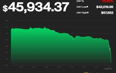 Bitcoin Drops $9K in an Hour