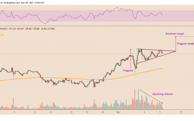 Terra becomes top-10 crypto: Classic ‘bull pennant’ setup paint $100 LUNA price target