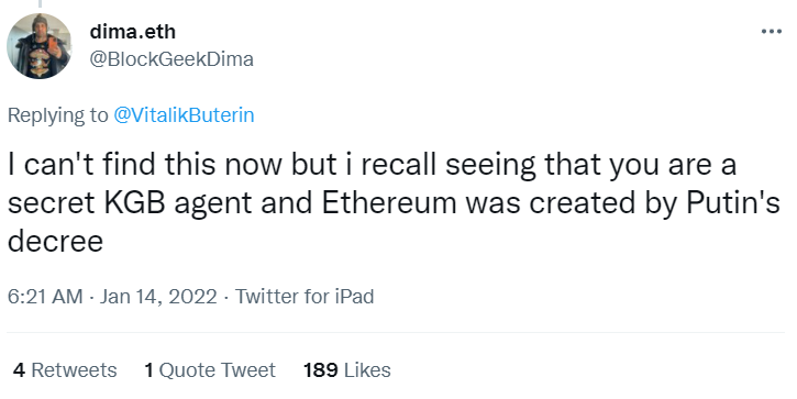 Vitalik deluged after asking for the ‘most unhinged’ criticisms about him
