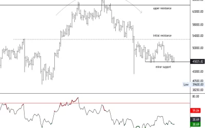 Bitcoin Steady Near $45K Support; Resistance at $53K