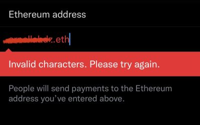 Twitter enables users to give and receive Ethereum tips natively