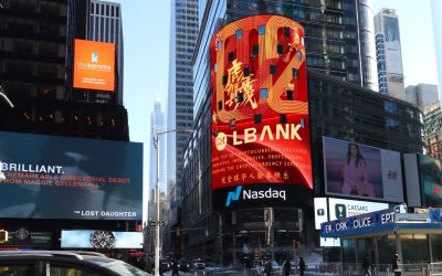 Major Exchange LBank Wishes Lunar New Year via NASDAQ Billboard on Times Square NYC