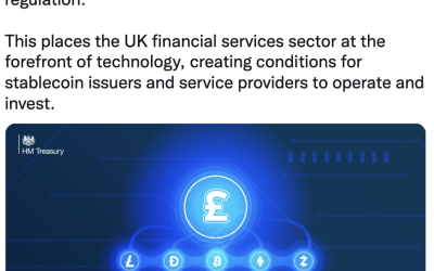 UK government moves forward with regulatory framework on stablecoins for payments