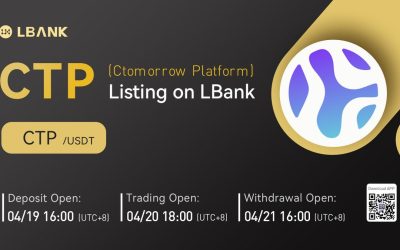 LBank Exchange Will List CTOMORROW PLATFORM (CTP) on April 20, 2022