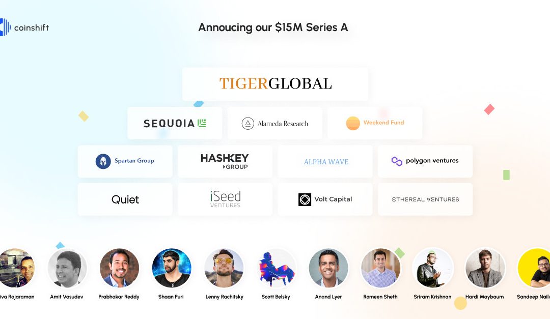 Coinshift Closes $15 Million Series A Led by Tiger Global, Sequoia Capital India, Alameda Ventures