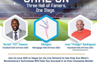 Mortgage giant Sun West Up to give away 5 ETH as they introduce blockchain technology during the Game on event June 25th via livestream from Vegas