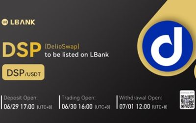 LBank Exchange Will List Delio (DSP) on June 30, 2022