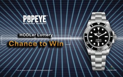 POPEYE METAVERSE MADNESS NFT HODLers Lottery Program and Details