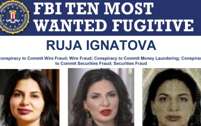 Onecoin’s Co-Founder Ruja Ignatova Has Been Added to the FBI’s 10 Most Wanted Fugitives List