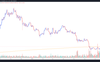 Bitcoin dips to $22.6K, risking further losses if it fails to hold above 200-week MA