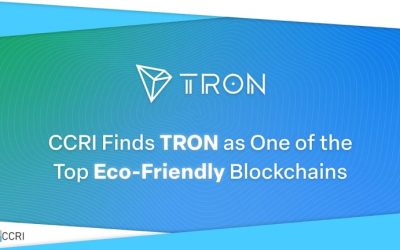 CCRI Finds TRON as One of the Top Eco-Friendly Blockchains