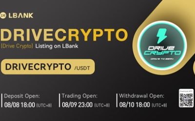 LBank Exchange Will List Drive Crypto (DRIVECRYPTO) on August 9, 2022