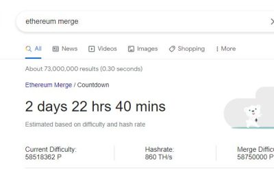 Google gets in on Ethereum Merge excitement with nifty easter egg