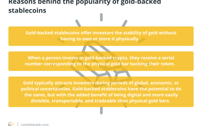 What is a gold-backed token and how does it work?