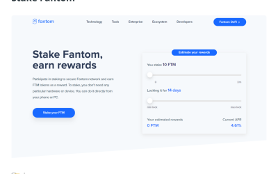 How to stake Fantom (FTM)?