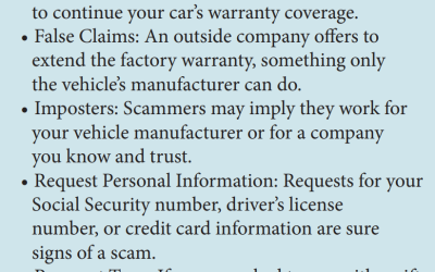 Florida govt warns against auto warranty scammers asking crypto payments