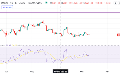 Bitcoin slides to $19K amid a key bullish indicator, according to a renowned economist