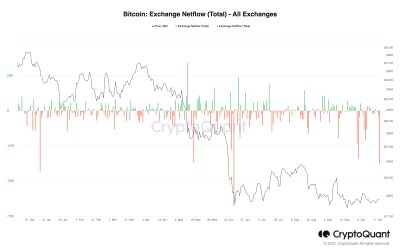 $740M in Bitcoin exits exchanges, the biggest outflow since June’s BTC price crash