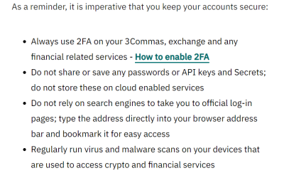 3Commas issues security alert as FTX deletes API keys following hack