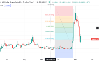 Back to basics as Dogecoin retraces to 78.6% Fib level. Here is the potential price action