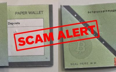 Aussies warned to avoid crypto paper wallets they find on the street