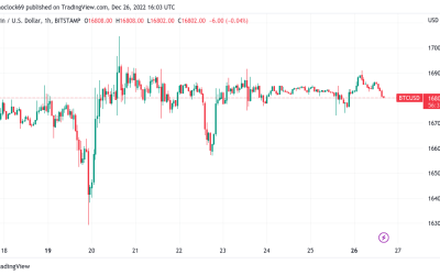 Bitcoin price volatility due within days, new take says as BTC flatlines at $16.8K