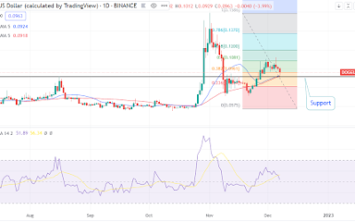 Wait for a bullish confirmation as Dogecoin retests the $0.09 support