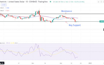 Back to basics for Chainlink. Bulls have to defend $6 before a further crash happens