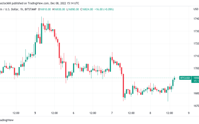 Bitcoin takes liquidity near $17K as US dollar shows weakness pre-CPI