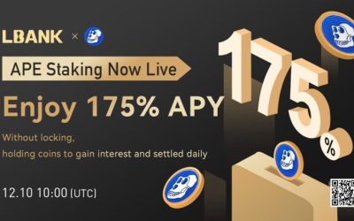 Earn 175% APR Through ApeCoin (APE) Staking on LBank Exchange