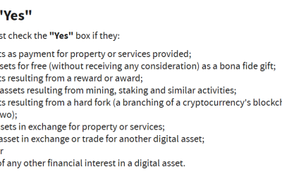 IRS reminds taxpayers of crypto income reporting ahead of 2022 filing