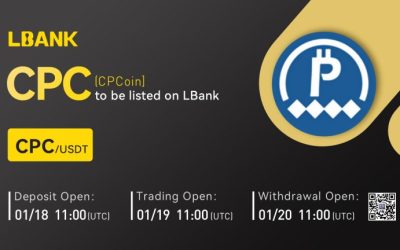 CPCoin (CPC) Is Now Available for Trading on LBank Exchange