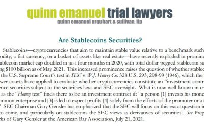 Are stablecoins securities? Well, it’s not so simple, say lawyers