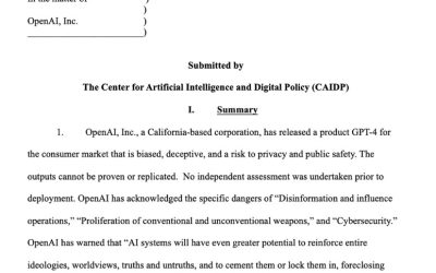‘Biased, deceptive’: Center for AI accuses ChatGPT creator of violating trade laws