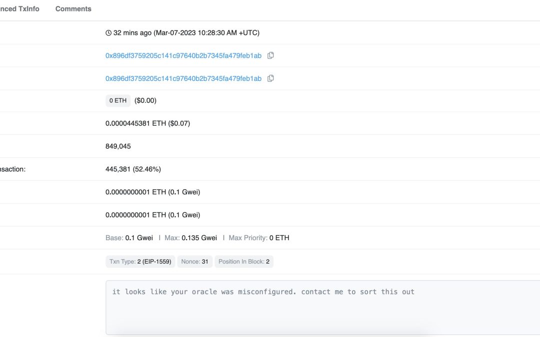DeFi lender Tender.fi suffers exploit, white hat hacker suspected