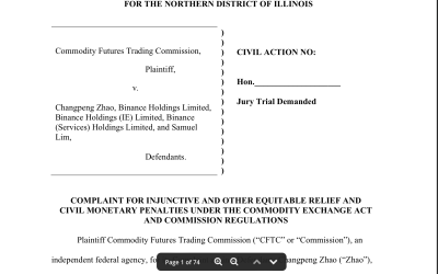Breaking: Binance and CZ sued by CFTC over US regulatory violations