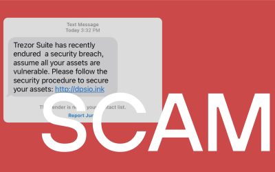 Scam alert: Trezor warns users of new phishing attack
