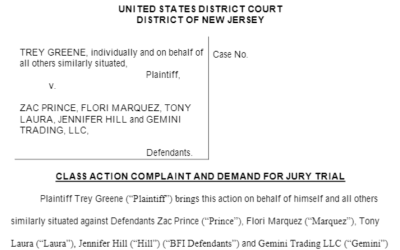 BlockFi execs, Gemini named in lawsuit by disgruntled investor