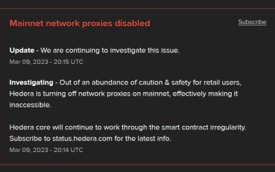 Hedera confirms exploit on mainnet led to theft of service tokens